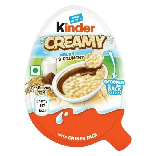 Kinder Creamy, Milky & Crunchy 19g
