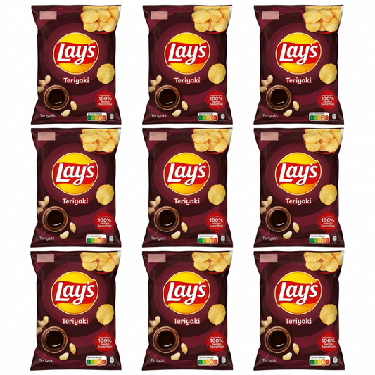 Lay's Teriyaki Chips 9 x 150g