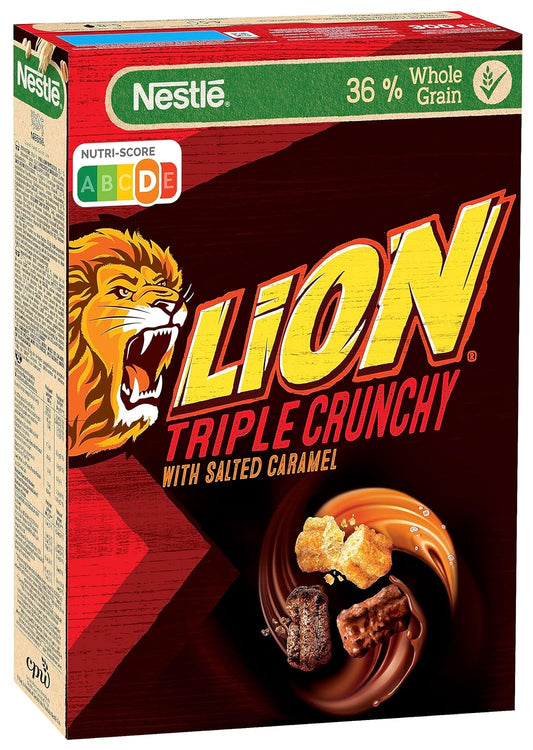 Lion Cereals Triple Crunchy with Salted Caramel  300g MHD: 09.2024