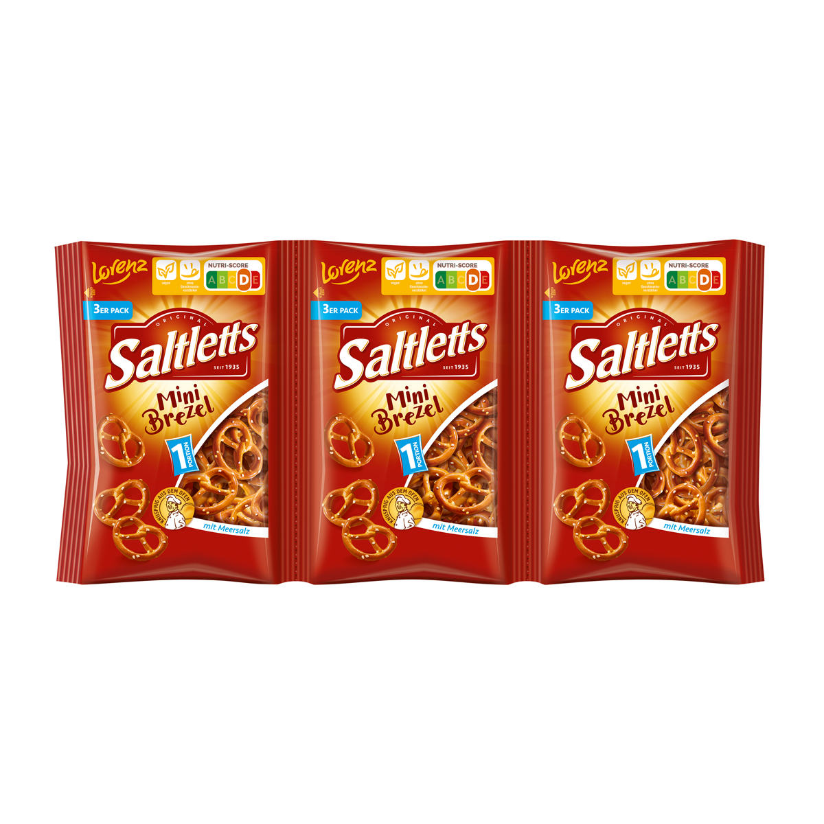 Saltletts Mini Brezel 3x40g MHD:21.02.2025