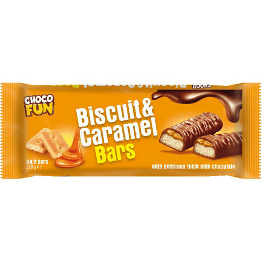 Ludwig´s Choco Fun Biscuit&Caramel Bars 6x26 g MHD: 31.07.2024