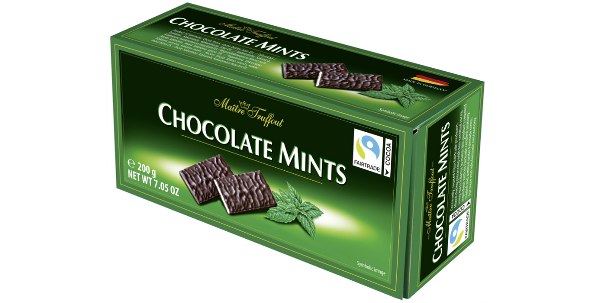 Maitre Truffout Chocolate Mentas Oscuro 200g
