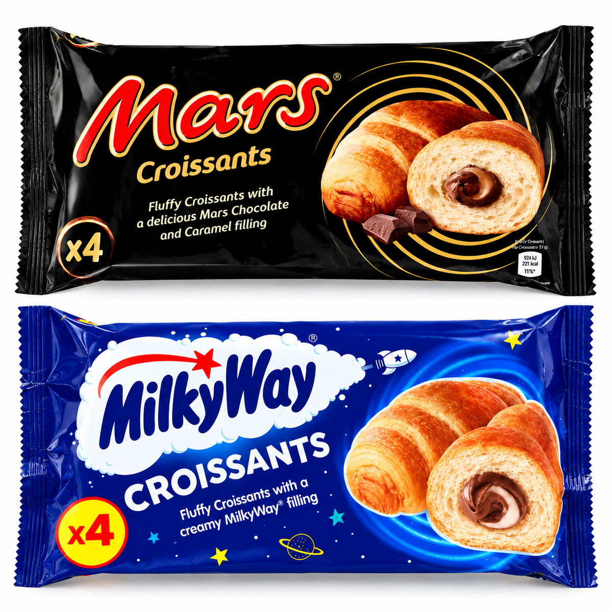 Mars & Milkyway Croissant 2 x (4x48)
