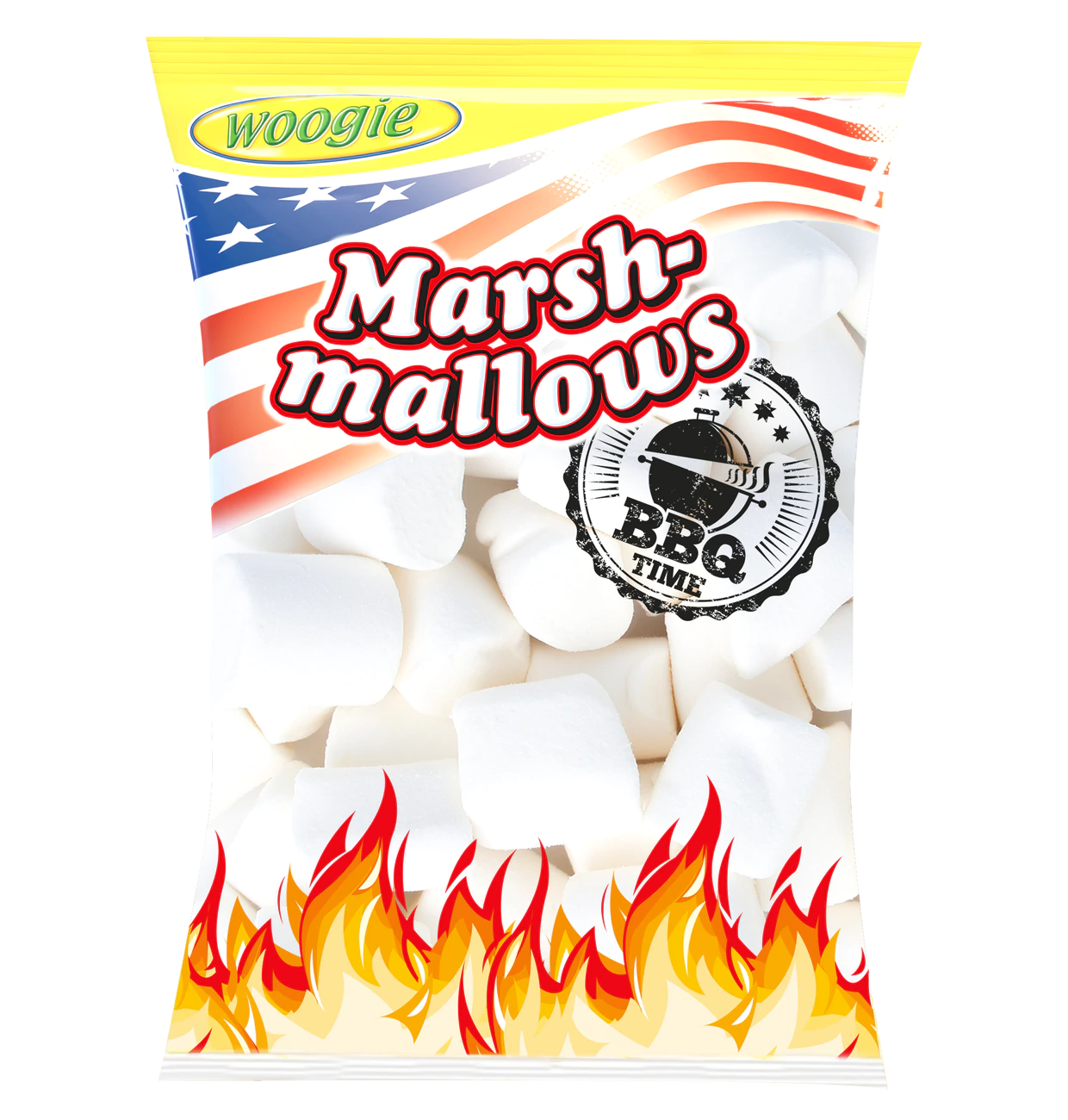 Woogie Marshmallows Barbecue 300g MHD: 02.10.24