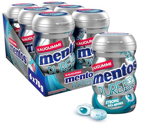 Mentos Kaugummi Pure Fresh Frost Euca Menthol 6x70g