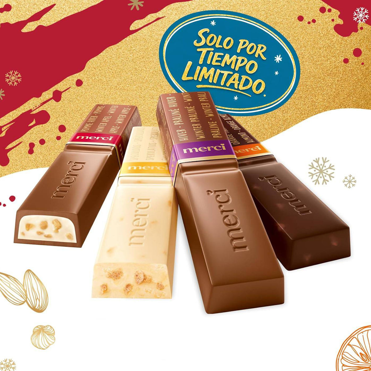 Chocolate de invierno Merci - Edición limitada