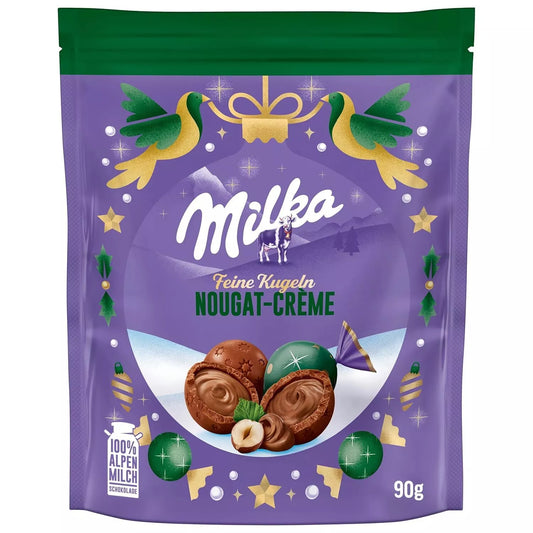 Milka Feine Kugeln Nougat-Créme  90g