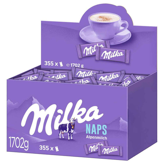 Milka Naps Mleko alpejskie 355 sztuk 1702g