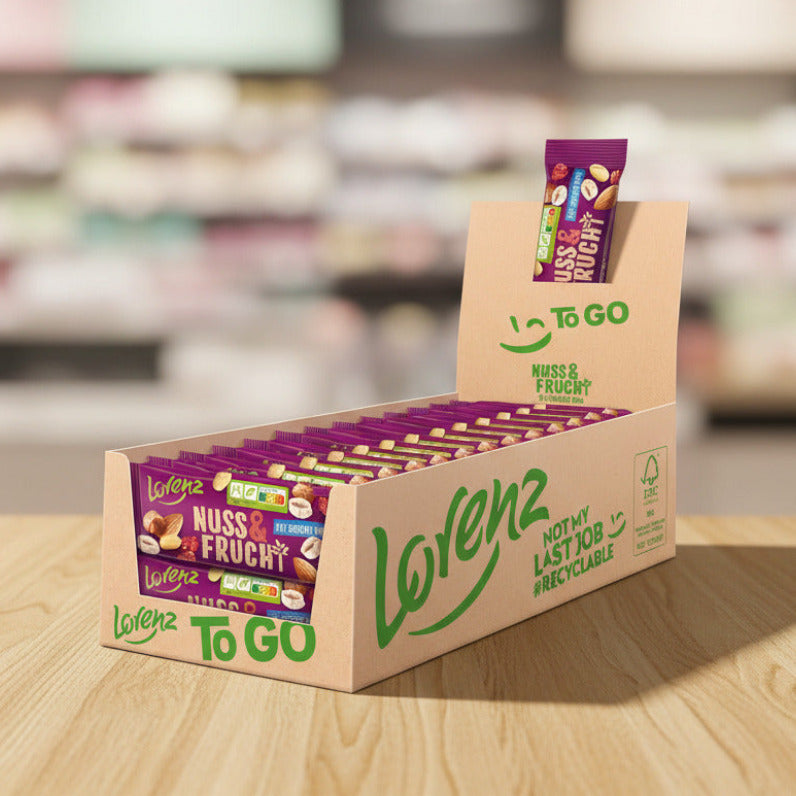 LORENZ | Nuss & Frucht mit Joghurt Pops | 28 x 40 g | vegetarisch