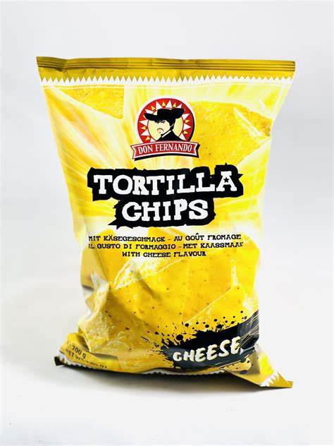 Don Fernando Tortilla Chips mit Käsegeschmack 200g MHD: 14.03.2025