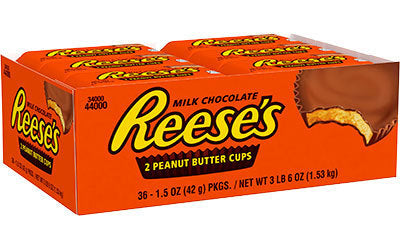 Reese's Peanut Butter Cups 24 x 2er 39,5g MHD: 15.100.2025