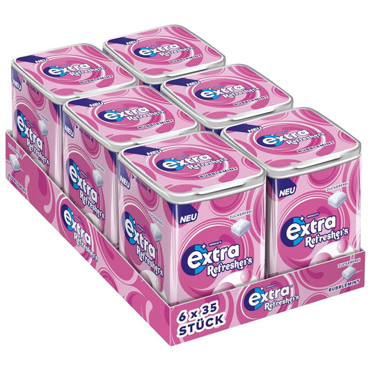 Extra Refreshers Bubblemint 6 x 35er (468 g)