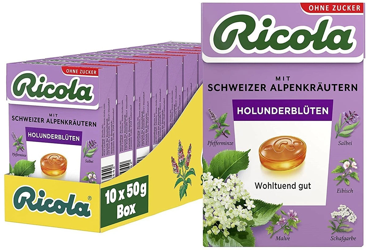 Ricola Kersenkruidensnoepjes 10 x 50g