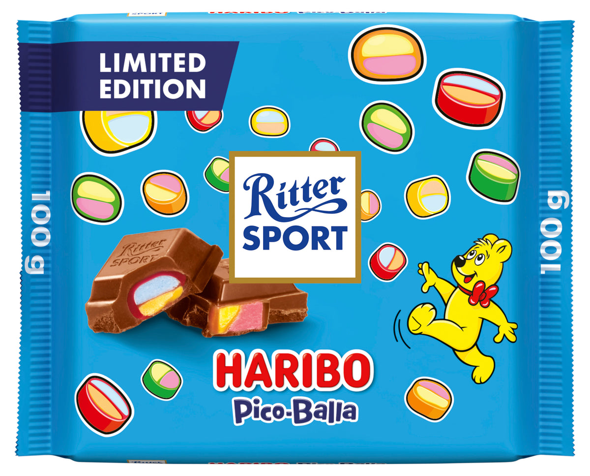 Ritter Sport Haribo Pico-Balla Vollmilch 100g
