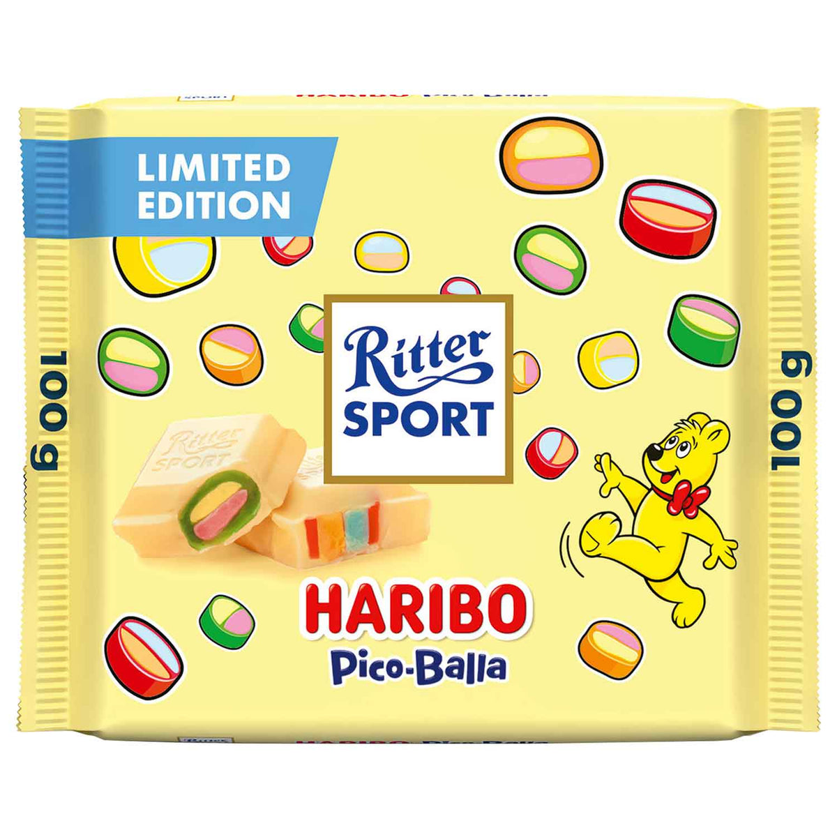 Ritter Sport Haribo Pico-Balla Chocolate Blanco 100g
