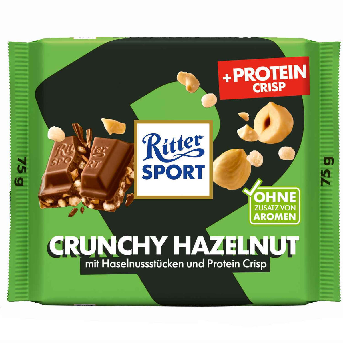 Ritter Sport Protein Crisp Crunchy Hazelnut 75g