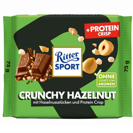 Ritter Sport Protein Crisp Crunchy Hazelnut Schokolade 75g