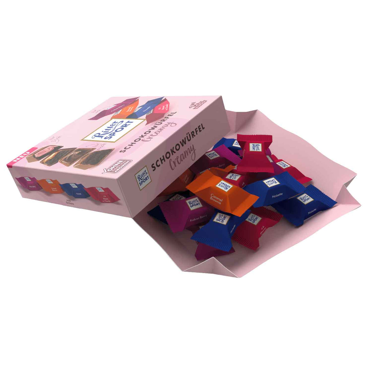 Ritter Sport Chocoladeblokjes Crunchy 20 stuks (kopie)