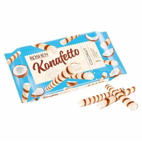 Roshen Konafetto coconut 140 g MHD:19.09.2025