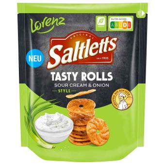 Saltletts Tasty Rolls Style crème sure et oignon 130g
