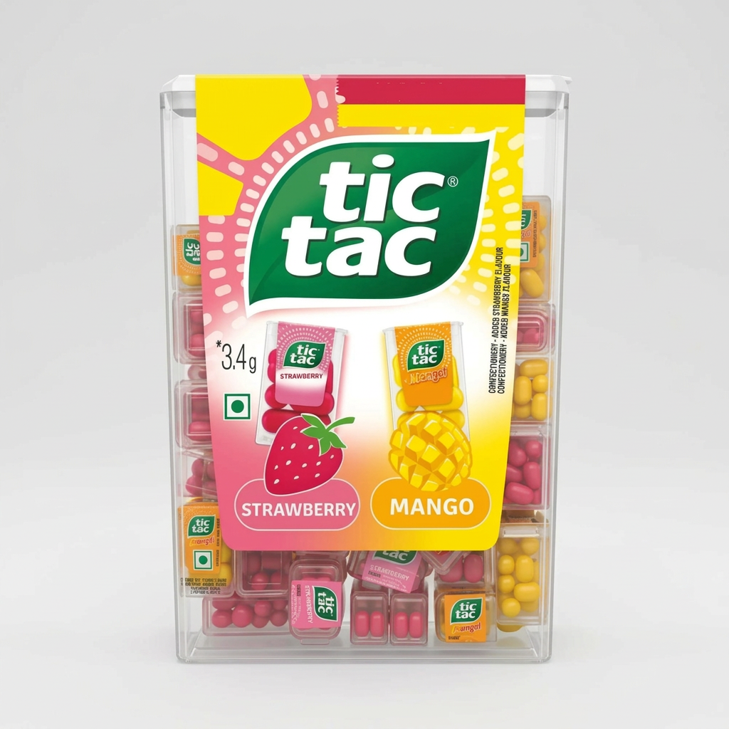 TicTac Dragees Iconic Jar Strawberry & Mango