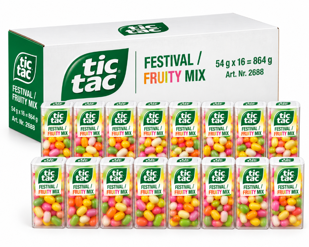 Tic Tac Festival / Mezcla Afrutada 16x54g