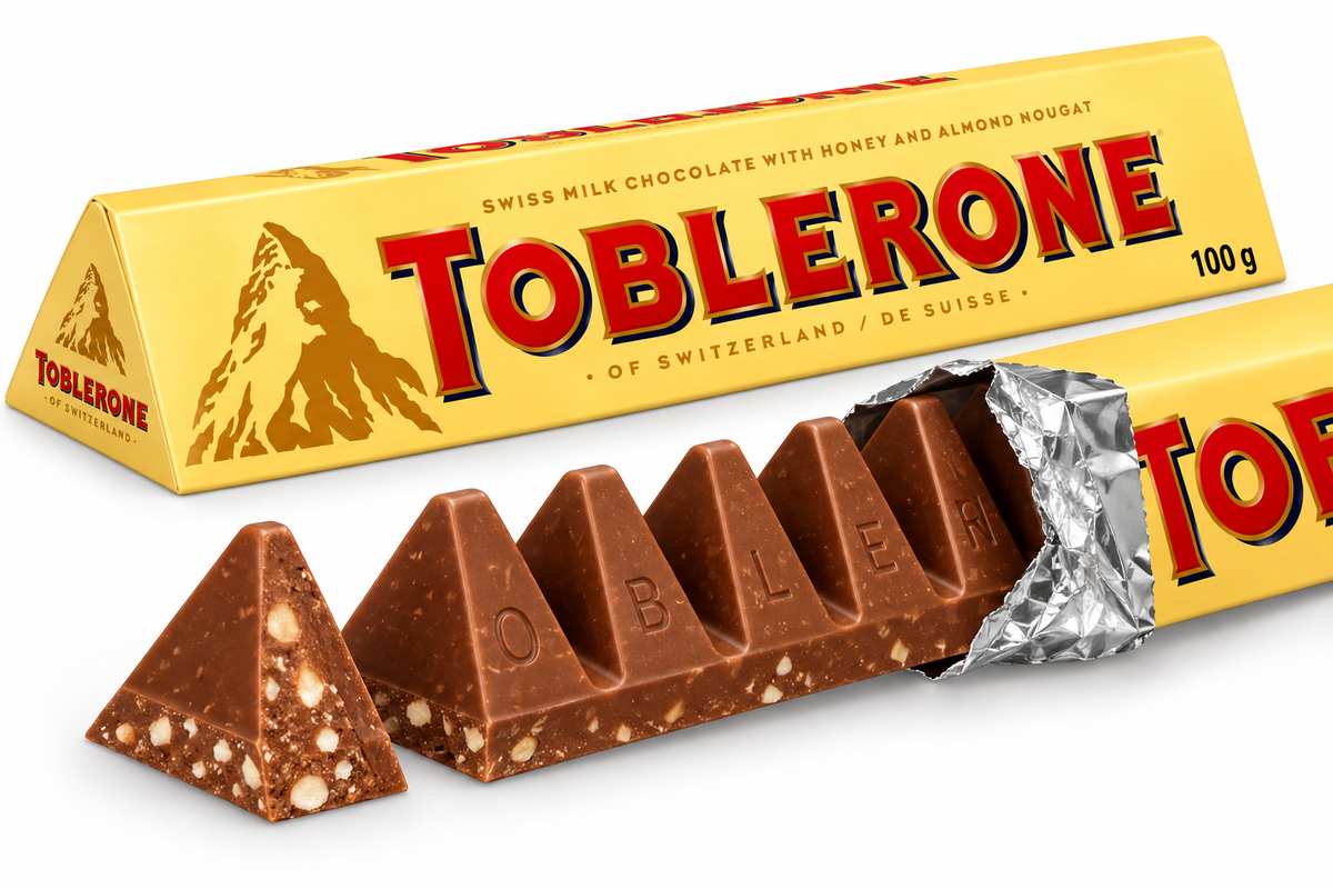 Toblerone chocolate con leche 20 x 100g
