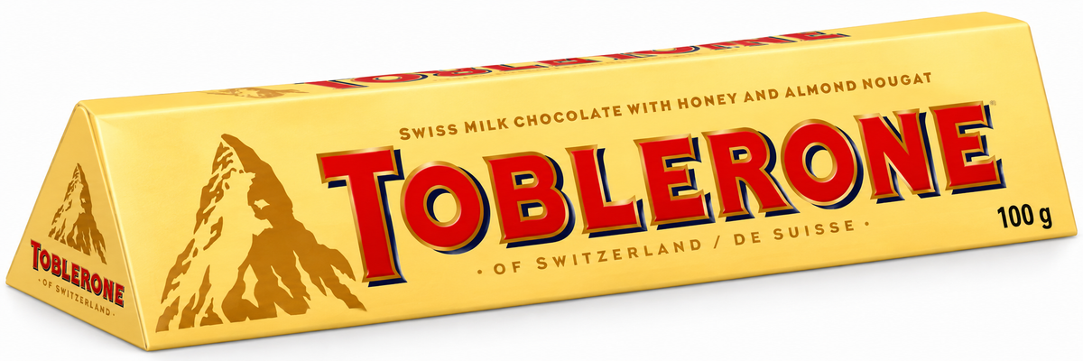 Toblerone chocolate con leche 20 x 100g