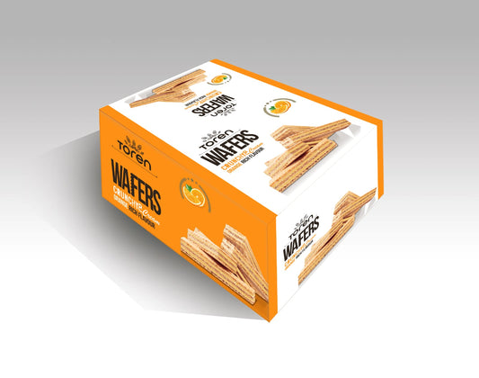 Toren Wafers Crunchy & Cream Orange 24 Stück MHD:10.11.2026