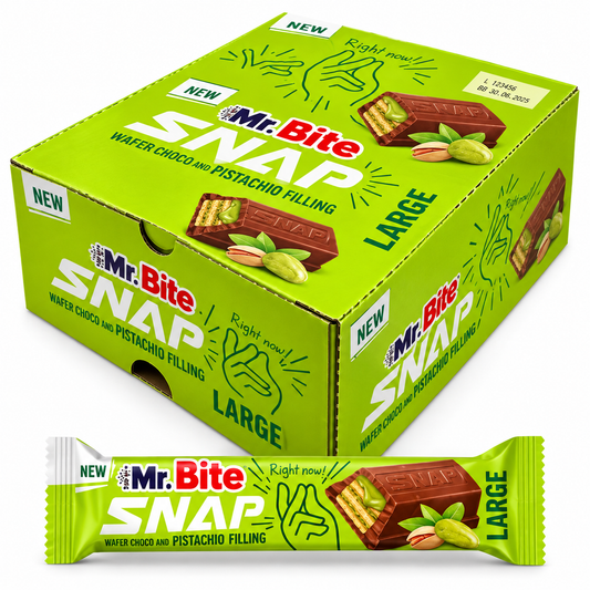 Toren Mr.Bite Snap Waffelriegel Pistazie 24 x 35g