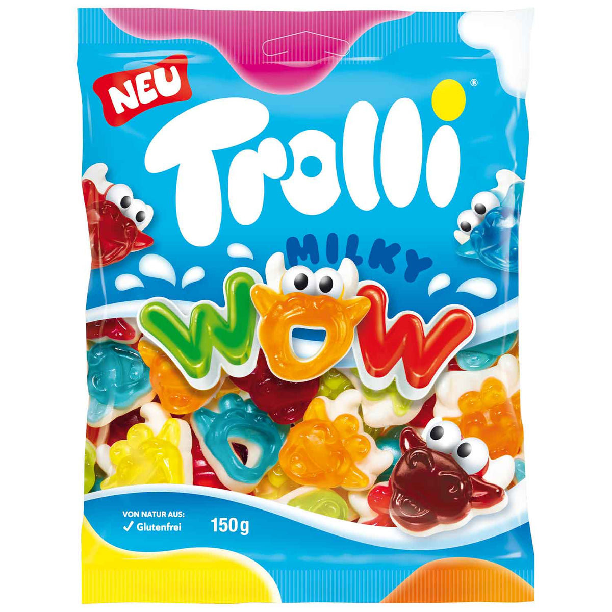 Trolli Milky WOW fruitgom 150g