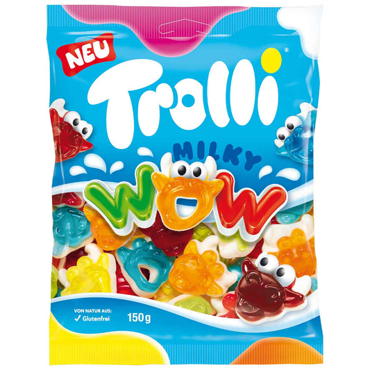 Trolli Chicle de frutas Milky WOW 150g
