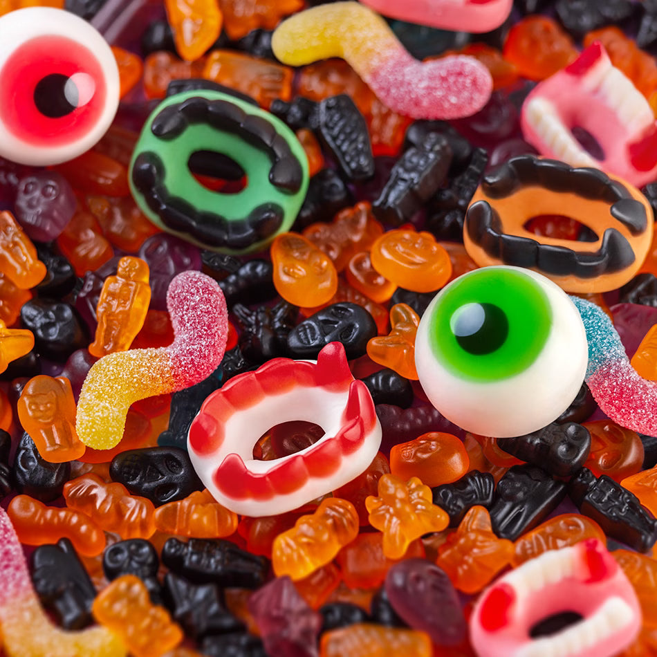 Trolli Halloween Sweet & Sour owocowa mieszanka gum do żucia 19xMinis 360g