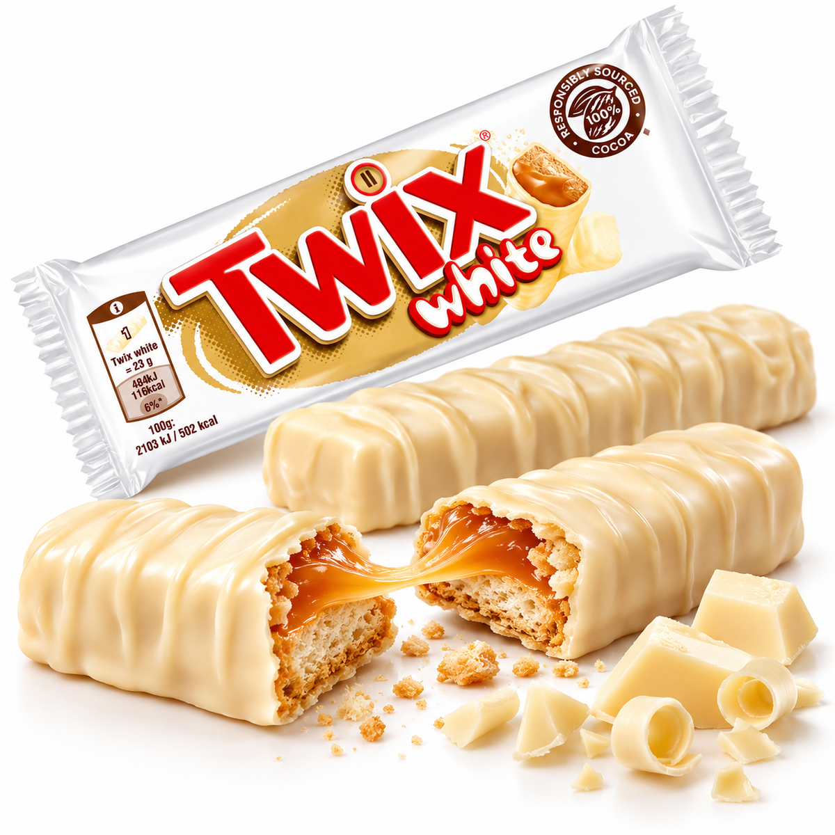 Twix Barra de Chocolate Sabor Avellana 46g