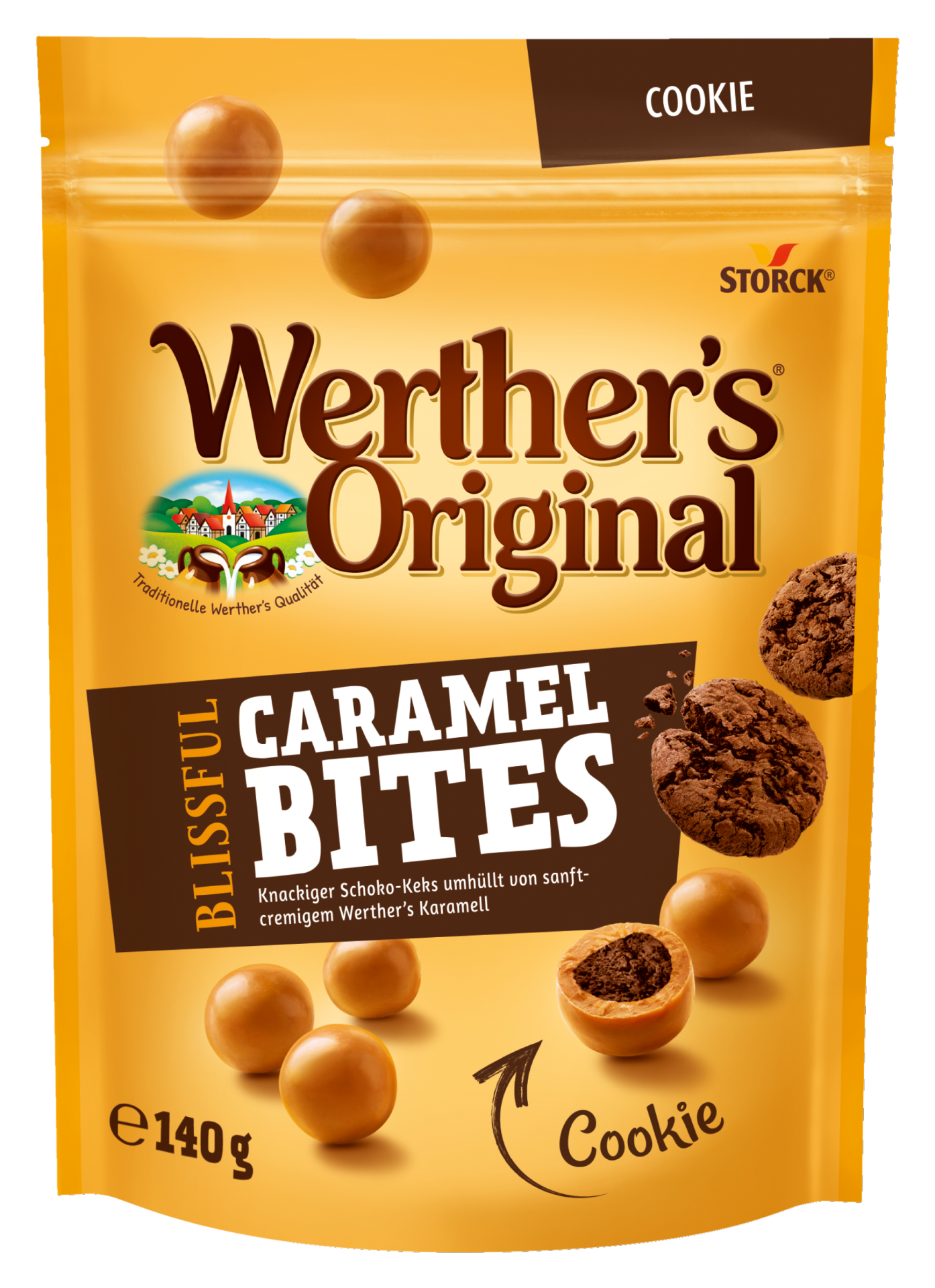 Werther's Original Blissful Caramel Bites Cookie 140g