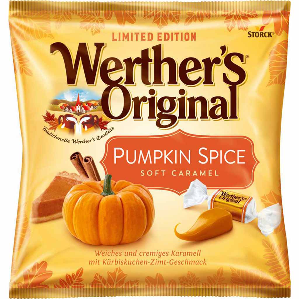 Werthers Original Pumpkin Spice Soft Caramel 250g MHD:30.9.25