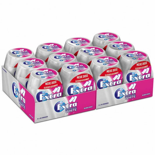 Extra Professional White Bubblemint 50er 70 g x 12 MHD: 19.05.2025