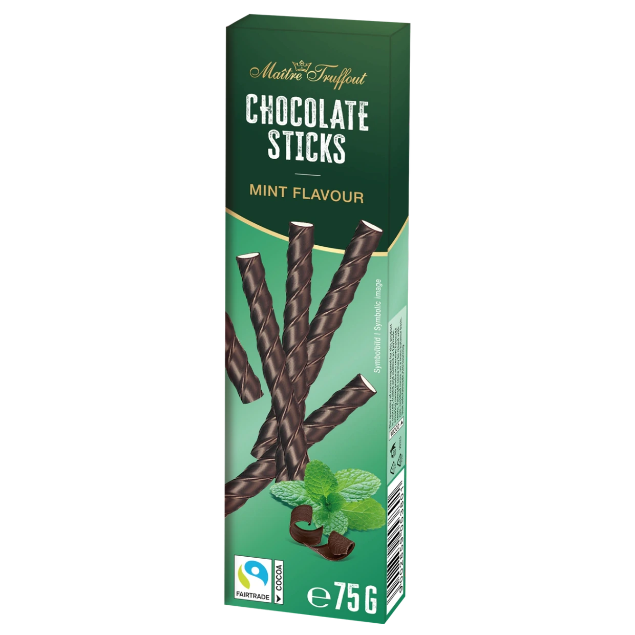 Zartbitterschokoladesticks Minze 75g