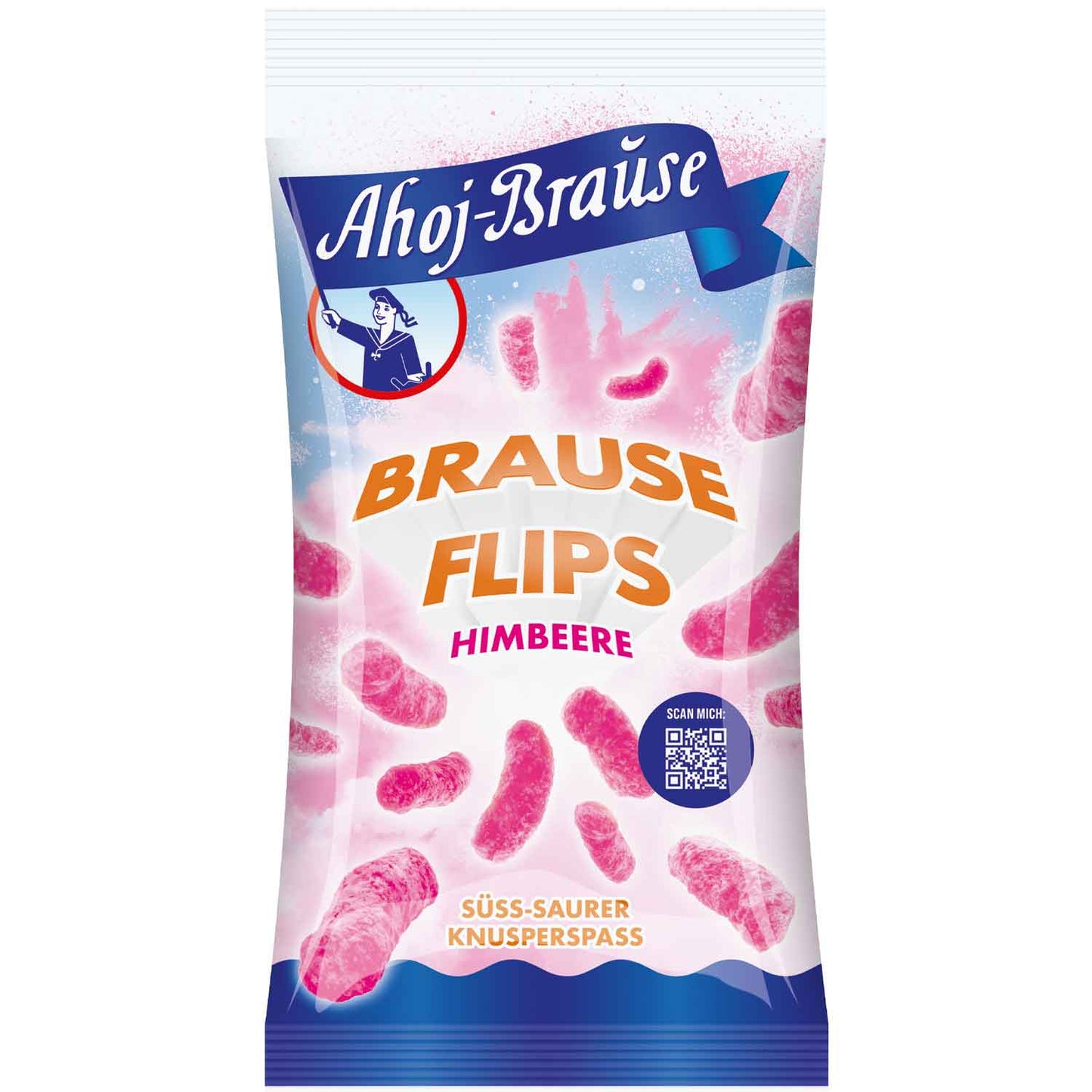 Ahoj-Brause Brause Flips Himbeere 60g