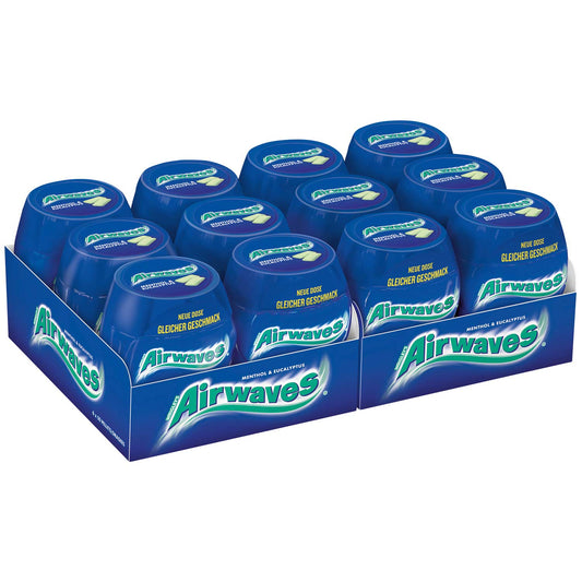 Airwaves Menthol & Eucalyptus 12 x 50 Dragees