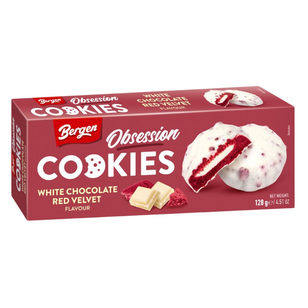 Bergen Obsession Koekjes Rood Fluweel 128g