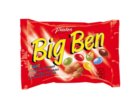 Piasten Big Ben Schokoerdnüsse 100 g MHD: 30.08.2025