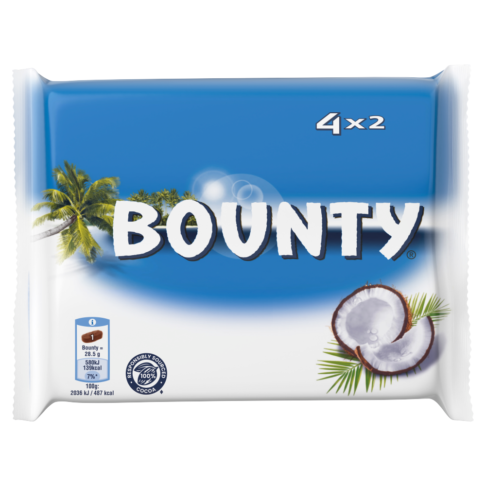 Bounty 4 x (2 x 28,5g)