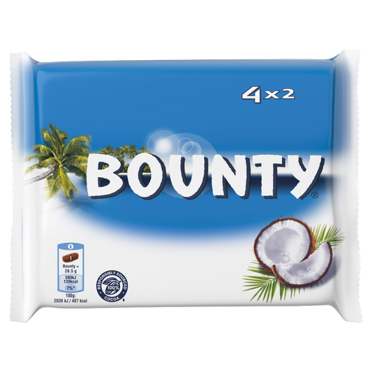 Bounty 4 x (2 x 28,5 g)