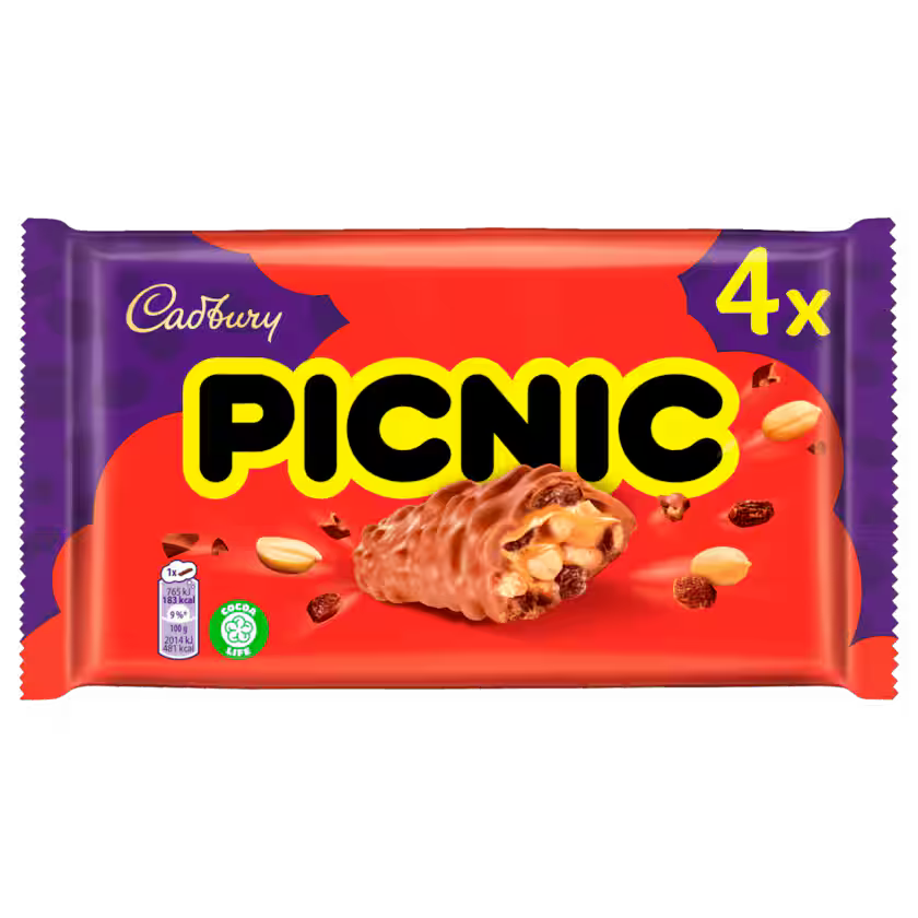 Cadbury Picnic 4x38g