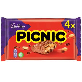 Cadbury Picnic 4x38g MHD: 01.08.2025
