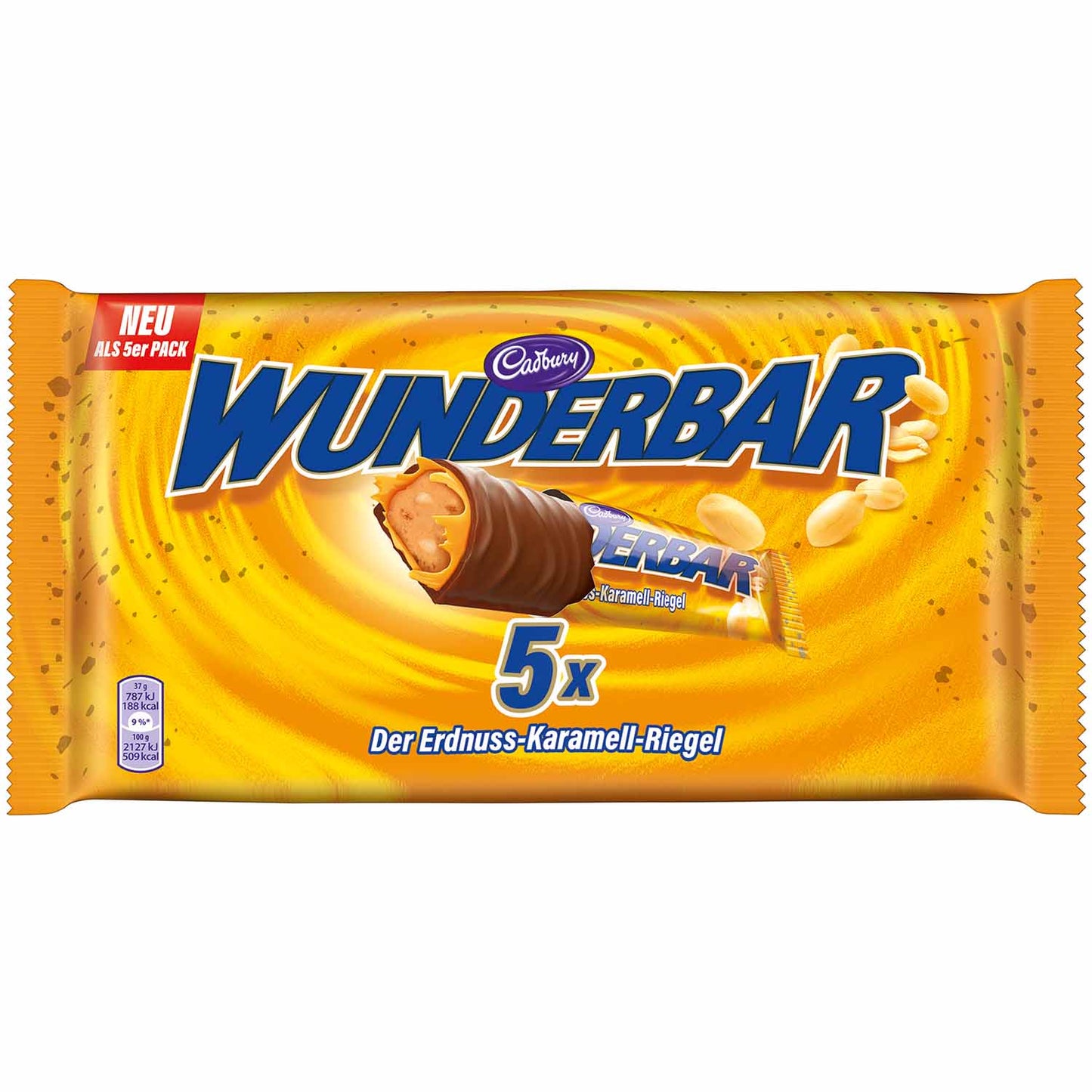 Cadbury Wunderbar 5x37g MHD: 09.09.2025