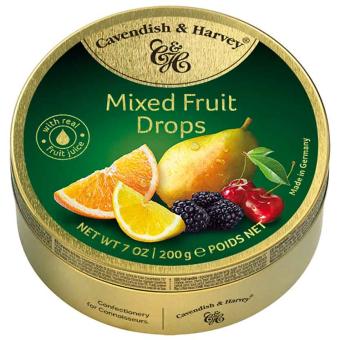 Cavendish & Harvey Mixed Fruit Drops 200g MHD: 19.12.2026