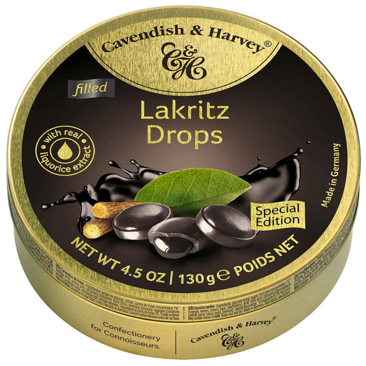 Cavendish & Harvey Filled Lakritz Drops 130g MHD: 18.04.2026