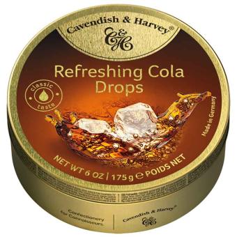 Cavendish & Harvey Refreshing Cola Drops 175g MHD: 02.12.2027
